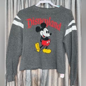 Disney sweater, size small, gray with Mickey Mouse